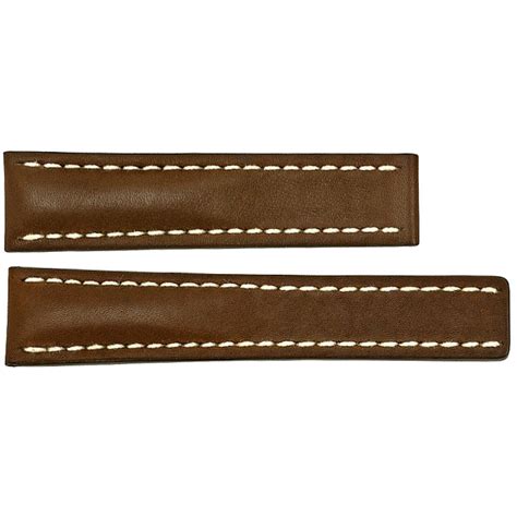 breitling lederarmband 440x|Breitling 24mm Inlet Brown Leather Strap 440X / 444X.